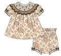 PO4 - ETA MARCH - Sportsman Paradise Chic smocked diaper set