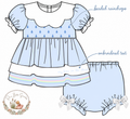 Preorder - ETA March - My Bow in the Clouds Diaper Set